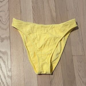 Yellow bikini bottoms